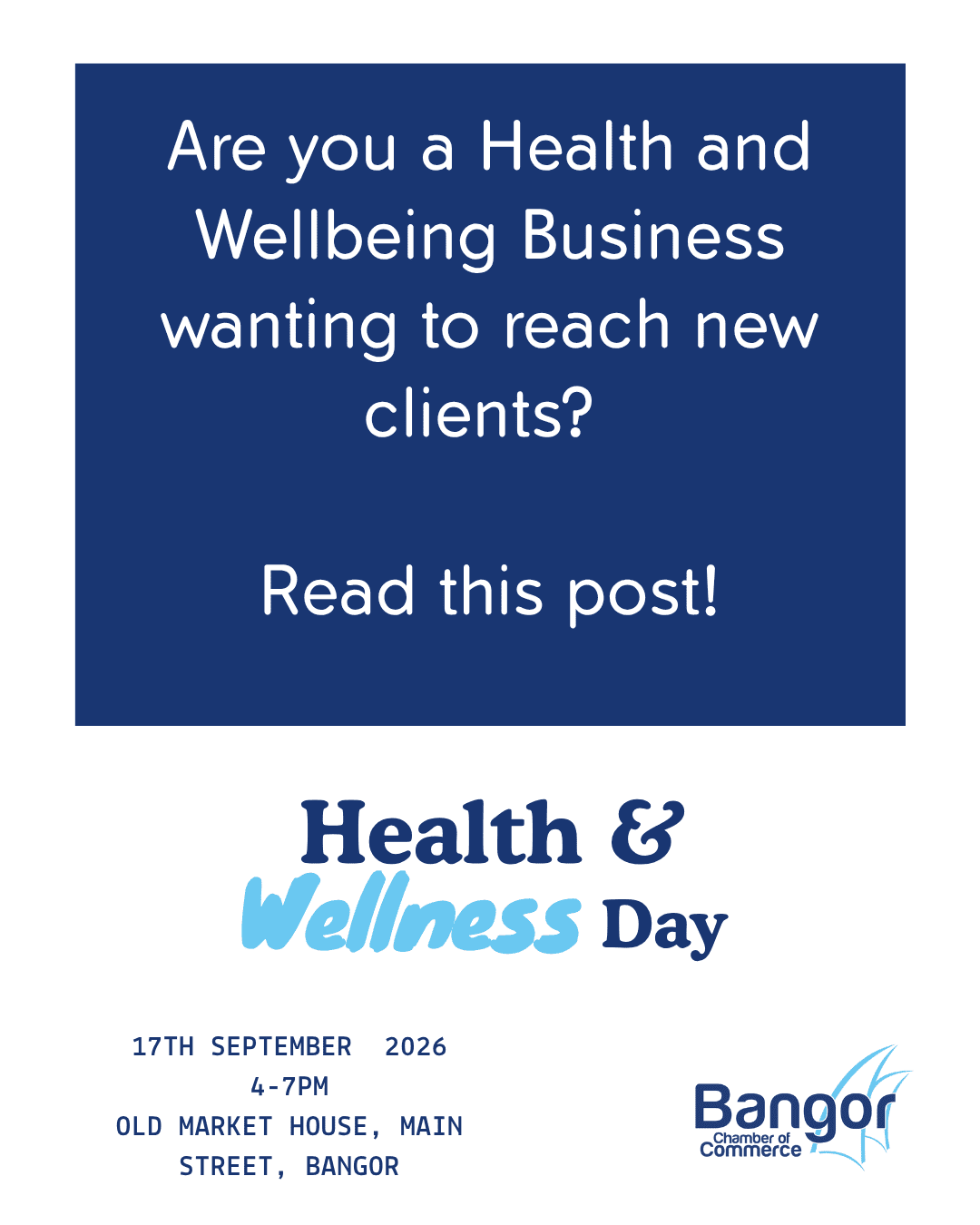 Health and Wellbeing Event – Expression of Interest